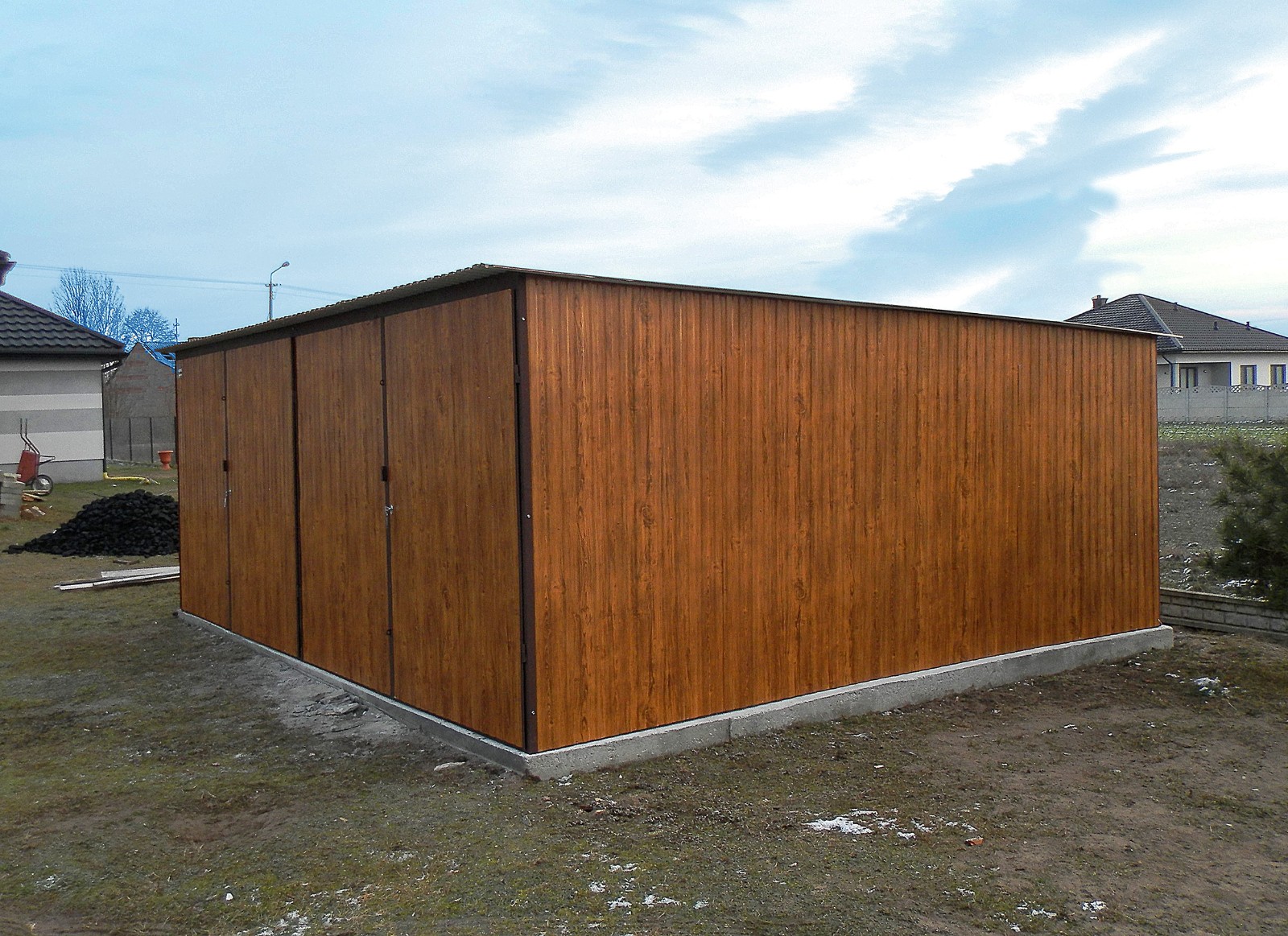 garaż blaszany premium 6 x 5